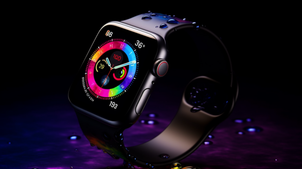 Apple Watch Ultra 2 auf dunklem Hintergrund