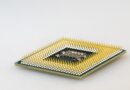 Brown and Green Computer Processor