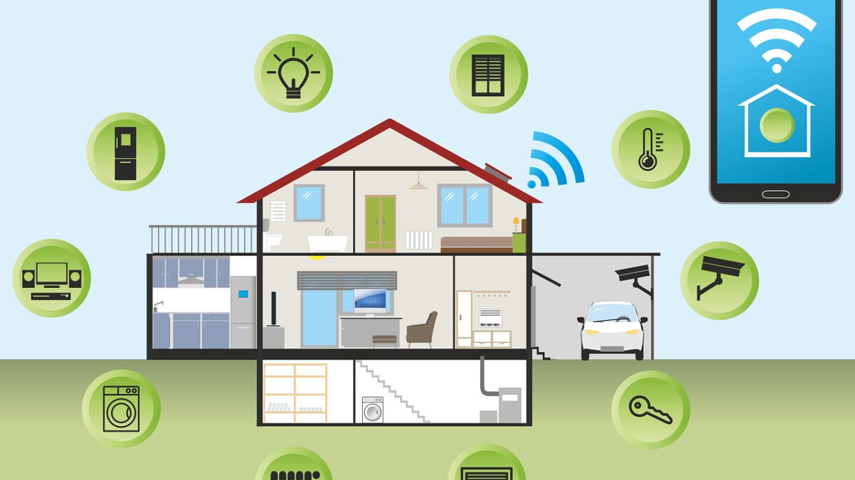 smart home, house, technology