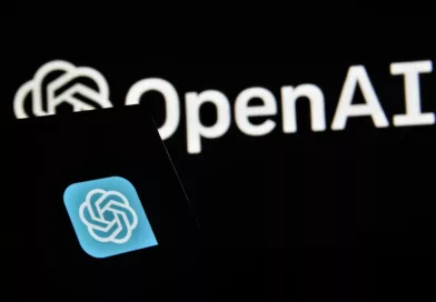 the open ai logo is shown on a black background